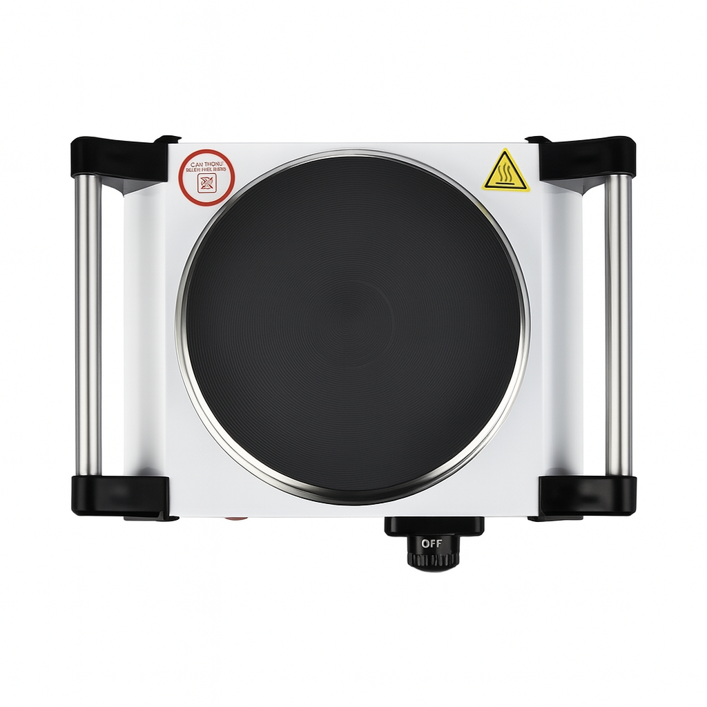 Плита електрична Star Chef St-8100A 1500Вт, одноконфорочна, компактна, з терморегулятором для дому